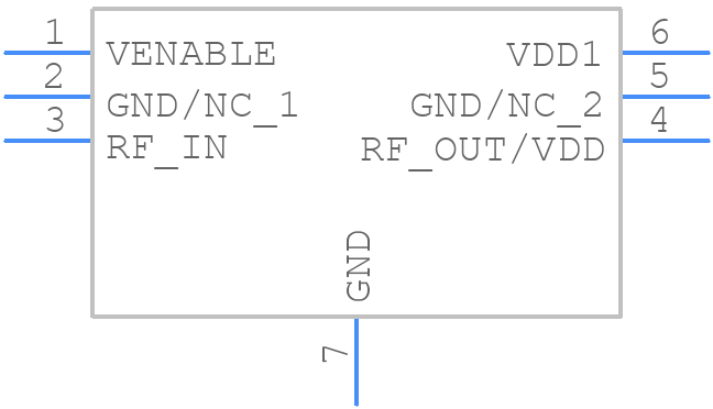 GRF2133W-EVB - Guerrilla RF - PCB symbol