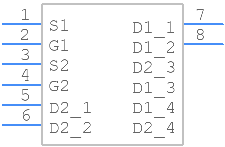DMTH4011SPD-13 - Diodes Incorporated - PCB symbol