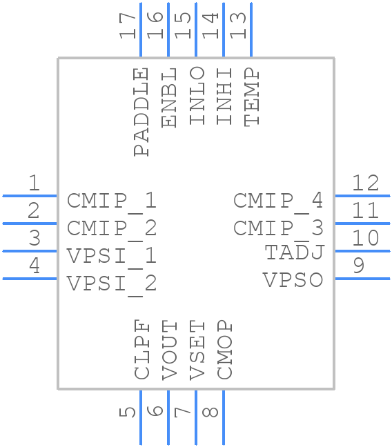 AD8318SCPZ-EP-WP - Analog Devices - PCB symbol