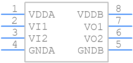 CA-IS3720LS - ChipAnalog - PCB symbol