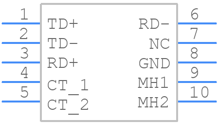 2488965-3 - TE Connectivity - PCB symbol