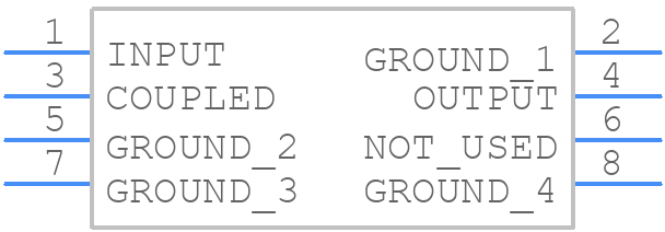 PDC-20-3+ - Mini-Circuits - PCB symbol