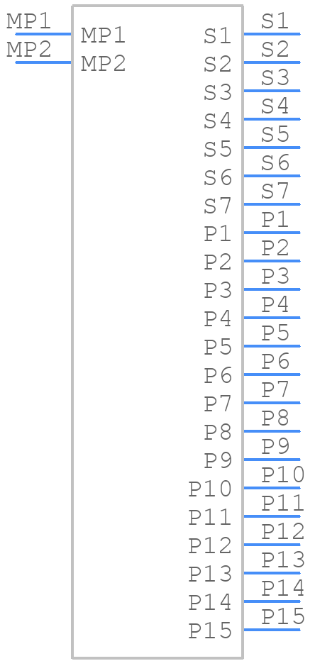 1735284-2 - TE Connectivity - PCB symbol