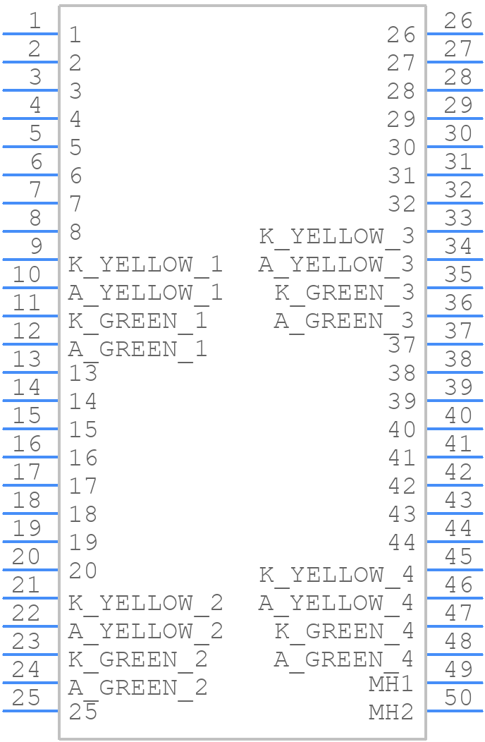 RJE494886141 - Amphenol Communications Solutions - PCB symbol