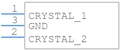 ECS-45K7.5B - ECS - PCB symbol