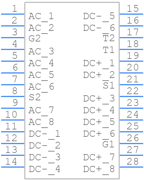 CAB7R5A23GM4 - Wolfspeed - PCB symbol