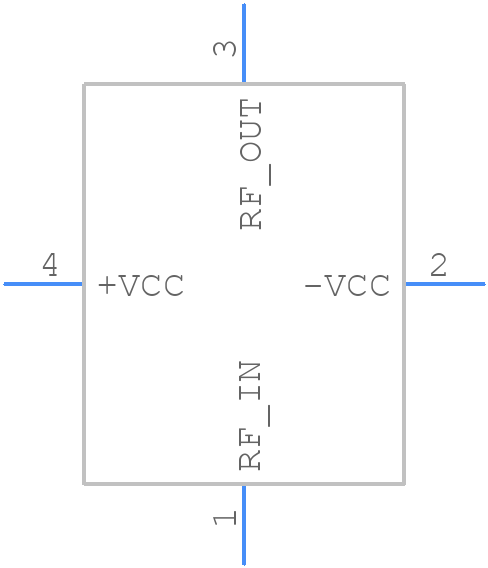 SGA5386Z - Qorvo - PCB symbol