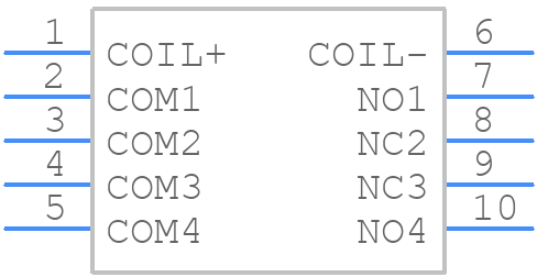 BE24-2A+2B66-M - Meder - PCB symbol