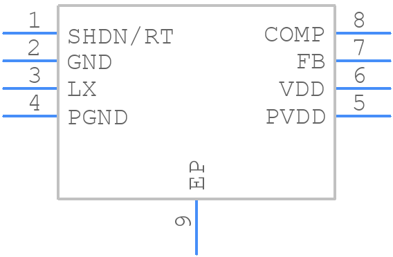 RT8011AGQW - RICHTEK - PCB symbol