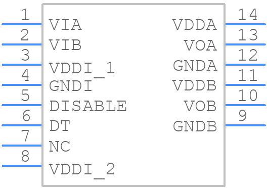 SI8233BD-D-IS3 - Skyworks - PCB symbol