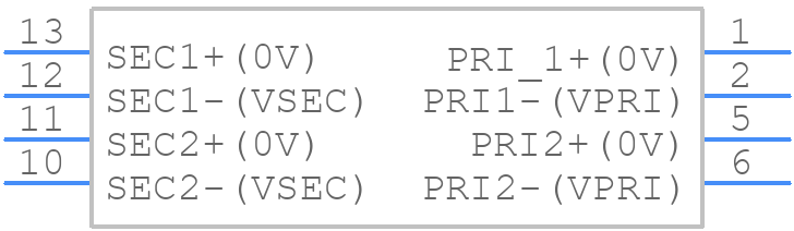VTX-120-006-612 - VIGORTRONIX - PCB symbol