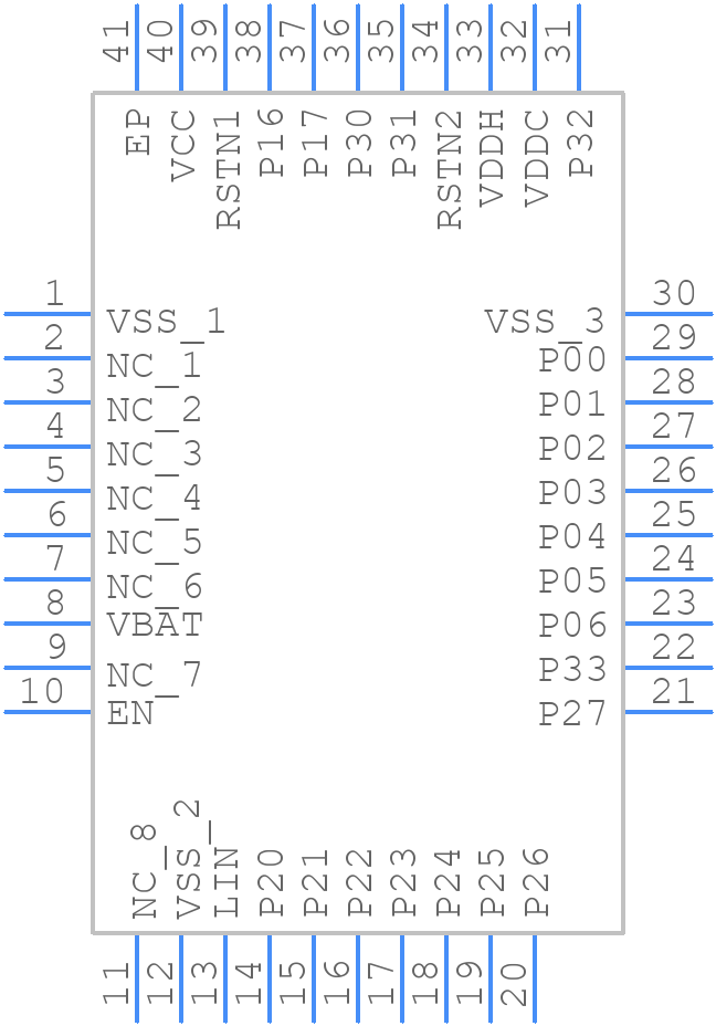 IS32CS8978 - Lumissil Microsystems - PCB symbol