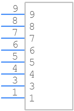 GF31-08-1F - KEL CORPORATION - PCB symbol