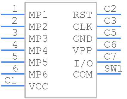 115V-AA01 - ATTEND - PCB symbol