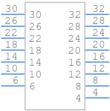 594750-E - TE Connectivity - PCB symbol