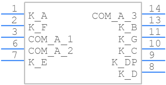 SA10-11SRWA - Kingbright - PCB symbol