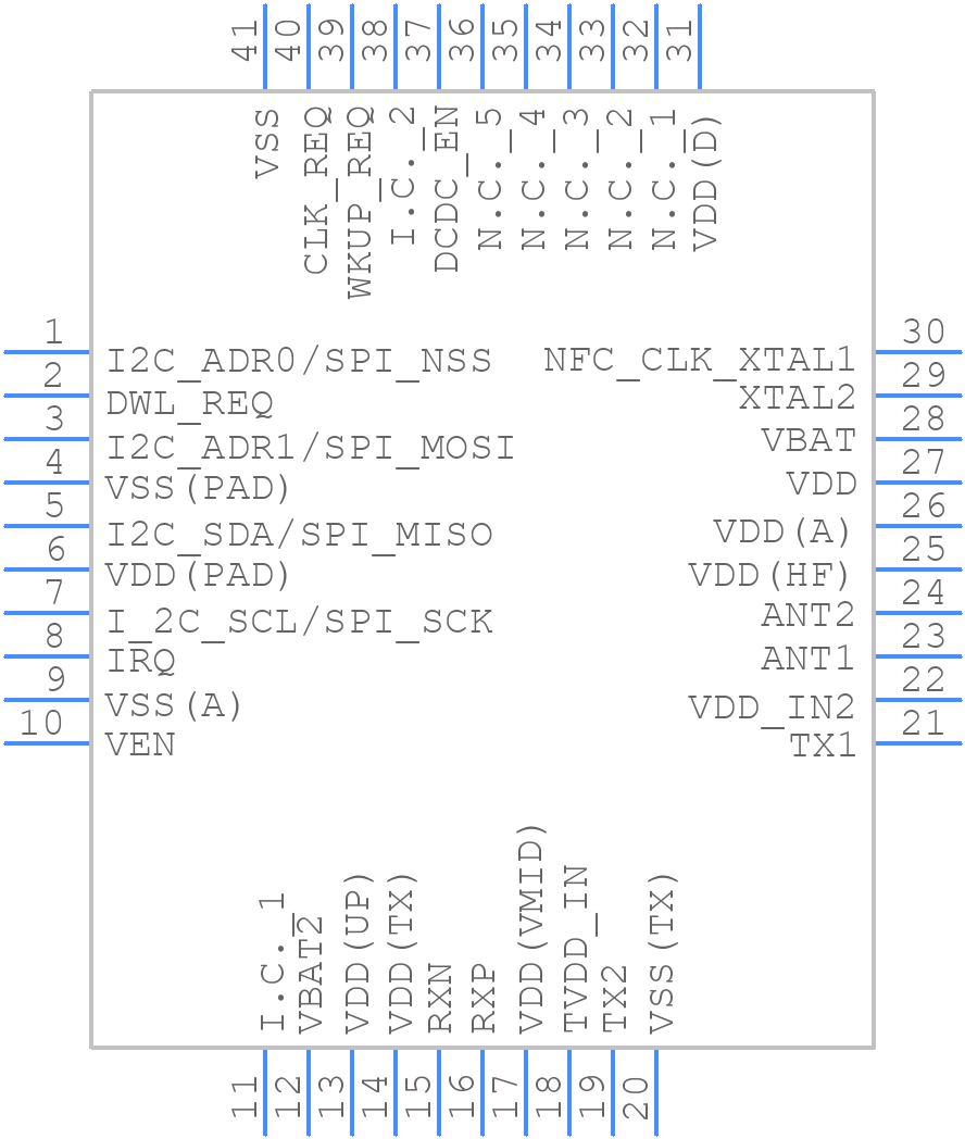 PN7161A1HN - NXP - PCB symbol