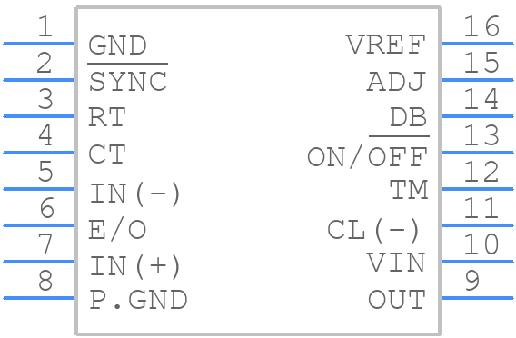 HA16114FP - AgiLight - PCB symbol