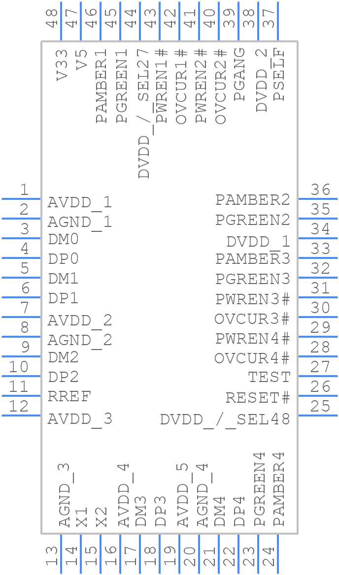 GL850G-MNG21 - Genesys - PCB symbol