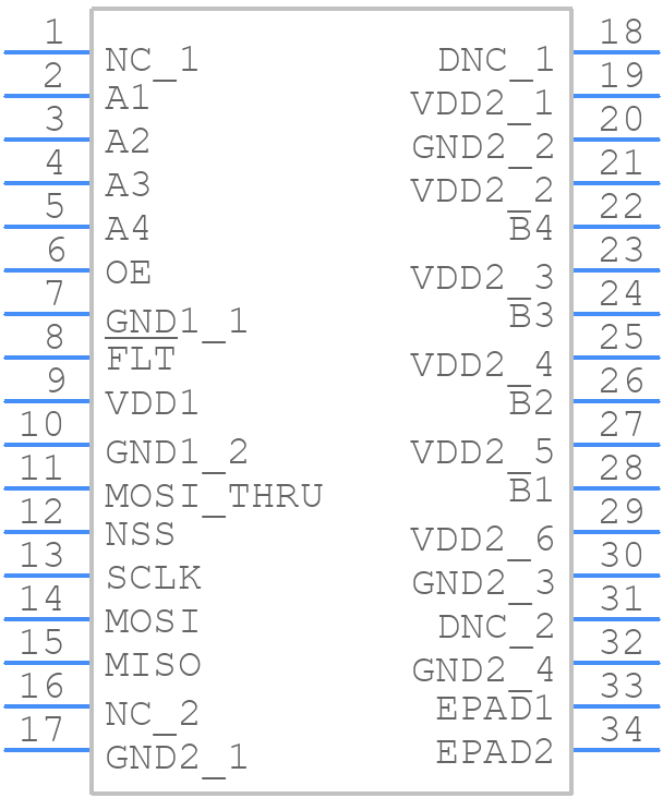 Si83408AFA-IF - Skyworks - PCB symbol