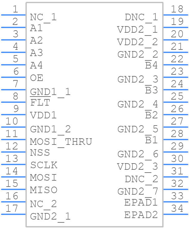 Si83418AFA-IF - Skyworks - PCB symbol