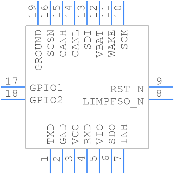 TJA1446BHG/0J - NXP - PCB symbol