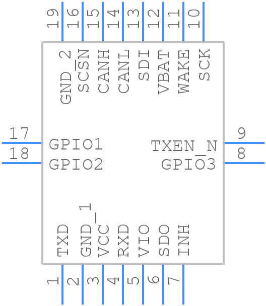 TJA1465BHG/0J - NXP - PCB symbol
