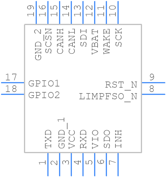 TJA1466CHG/0J - NXP - PCB symbol