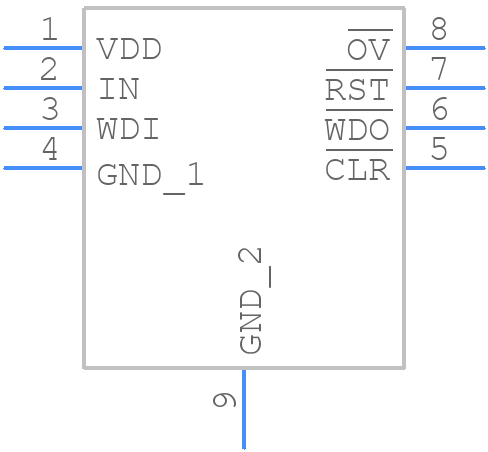 MAX1613604/VY+ - Analog Devices - PCB symbol