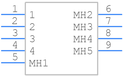2474520-1 - TE Connectivity - PCB symbol