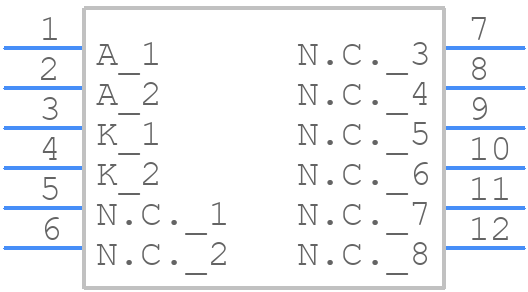 AFBR-S4K33C0115B - Avago Technologies - PCB symbol