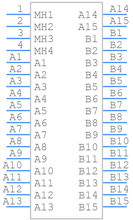 661-015-264-033 - EDAC - PCB symbol