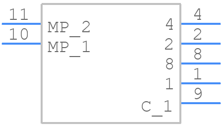 RDS-16S-7229-R-ASMT-TR - Same Sky - PCB symbol