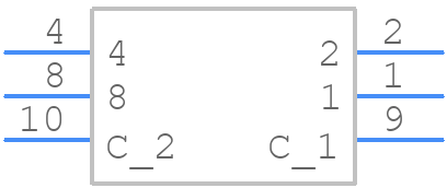 RDS-10S-7229-R-JSMT-TR - Same Sky - PCB symbol