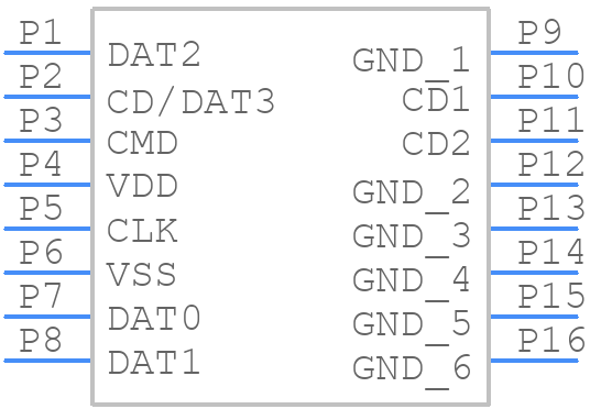 MSD-8-A - Same Sky - PCB symbol
