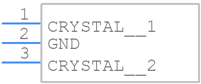ECS-45K7.5A - ECS - PCB symbol