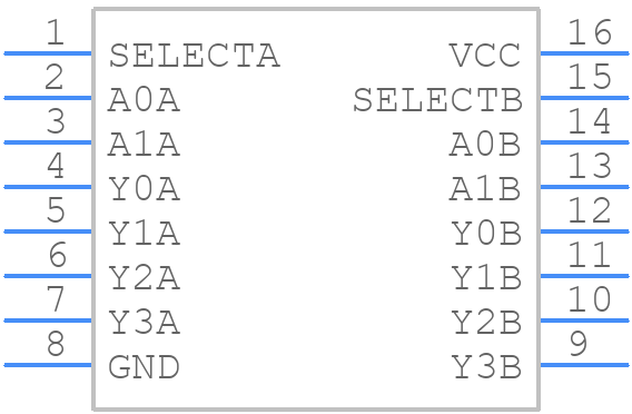 MC74HC139ADTR2G-Q - onsemi - PCB symbol