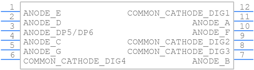 XDMR14C4-1A - SunLED - PCB symbol