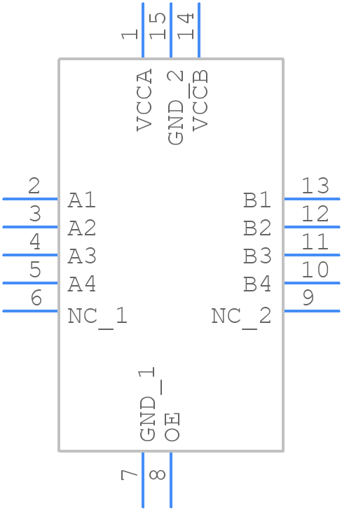 TXS0104VRGYR - Texas Instruments - PCB symbol