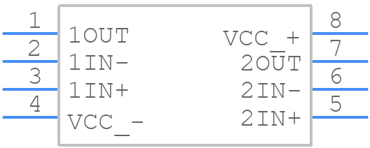 TL288CP - Texas Instruments - PCB symbol