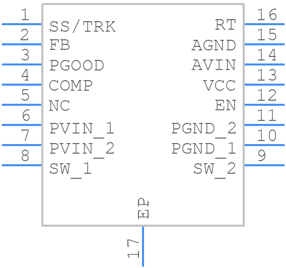 LM20143MHX/NOPB - Texas Instruments - PCB symbol