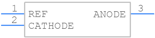 TLVH431AQDBZT - Texas Instruments - PCB symbol