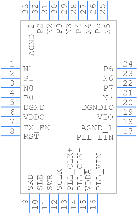 LM96570SQE/NOPB - Texas Instruments - PCB symbol