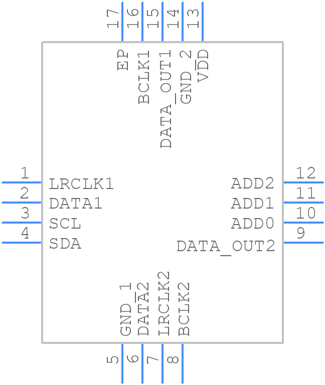 TPA5051RSAT - Texas Instruments - PCB symbol