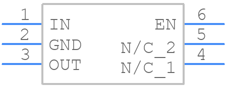 TLV70029DSET - Texas Instruments - PCB symbol