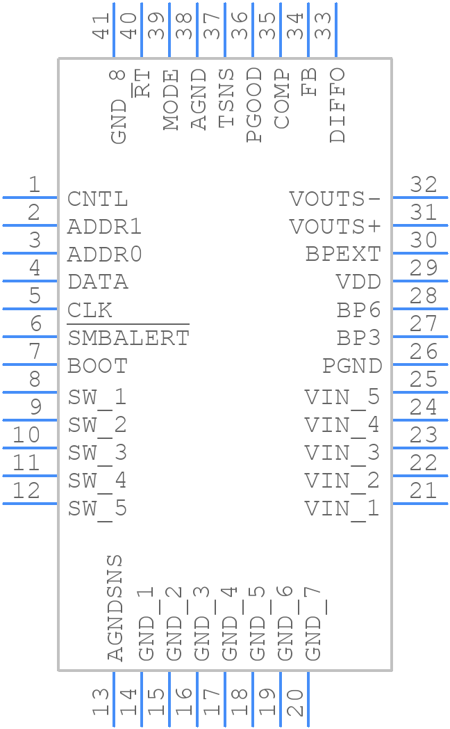 TPS544B20RVFR - Texas Instruments - PCB symbol