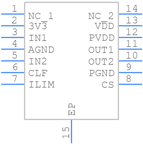 UCD7201PWPR - Texas Instruments - PCB symbol