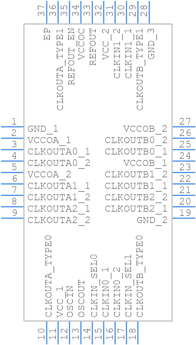 LMK00306SQ/NOPB - Texas Instruments - PCB symbol