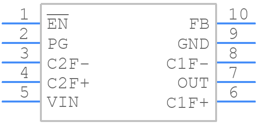 TPS60502DGSR - Texas Instruments - PCB symbol