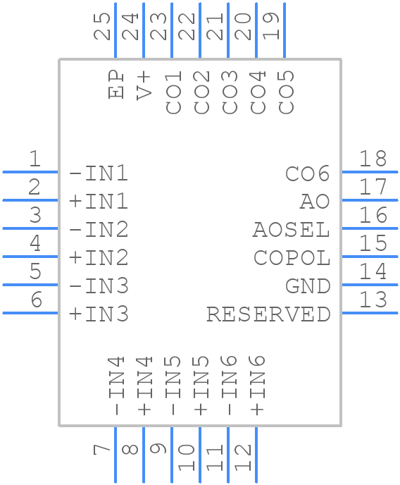 LMV7231SQ/NOPB - Texas Instruments - PCB symbol